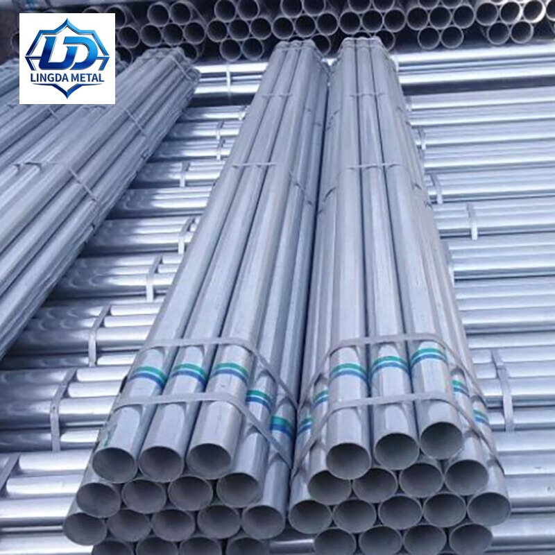 Q195 Galvanized Steel Round Pipe
